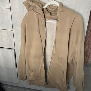 Brandy Melville over size zip up